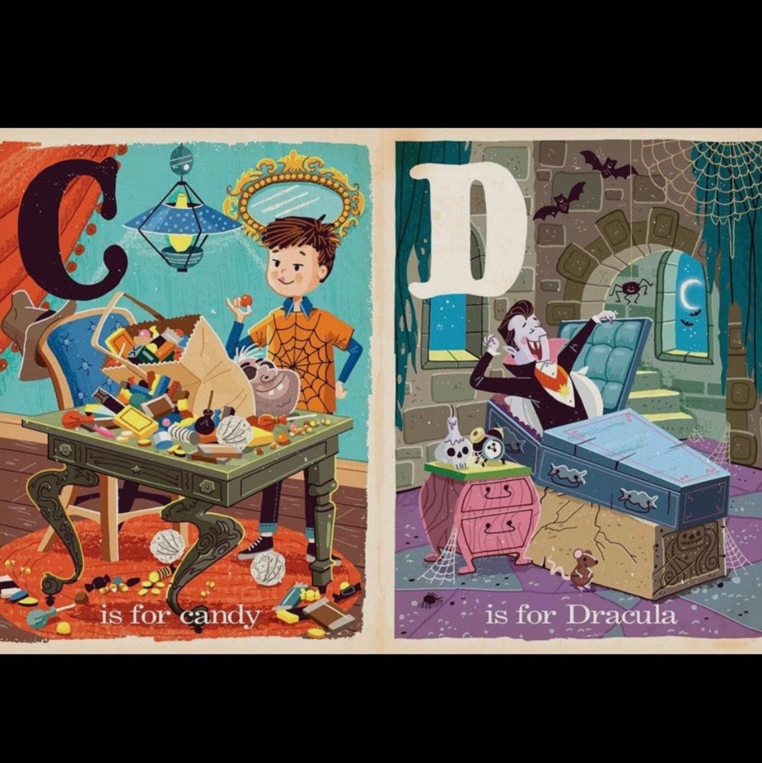 B Is For Boo: A Halloween Alphabet Board Book