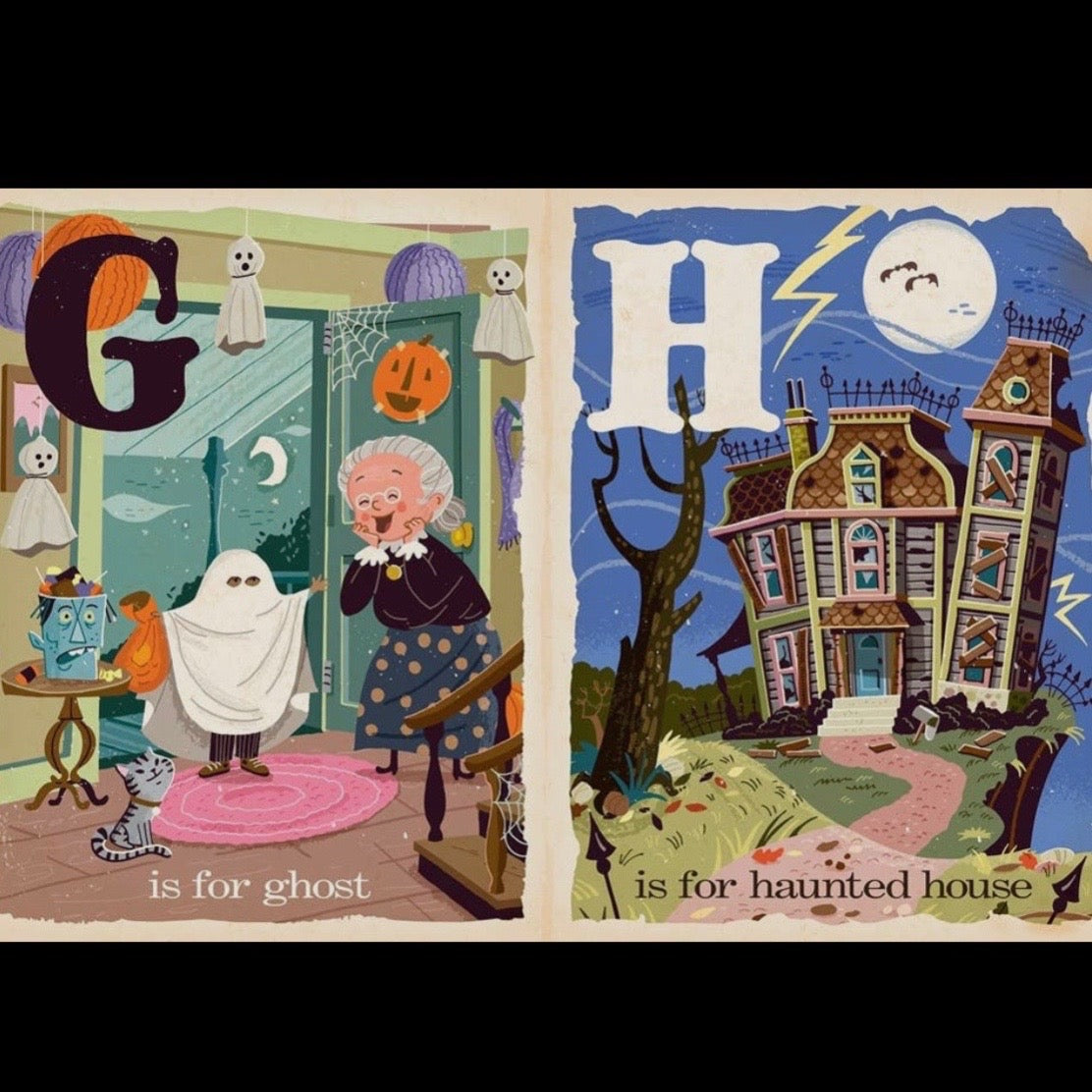 B Is For Boo: A Halloween Alphabet Board Book