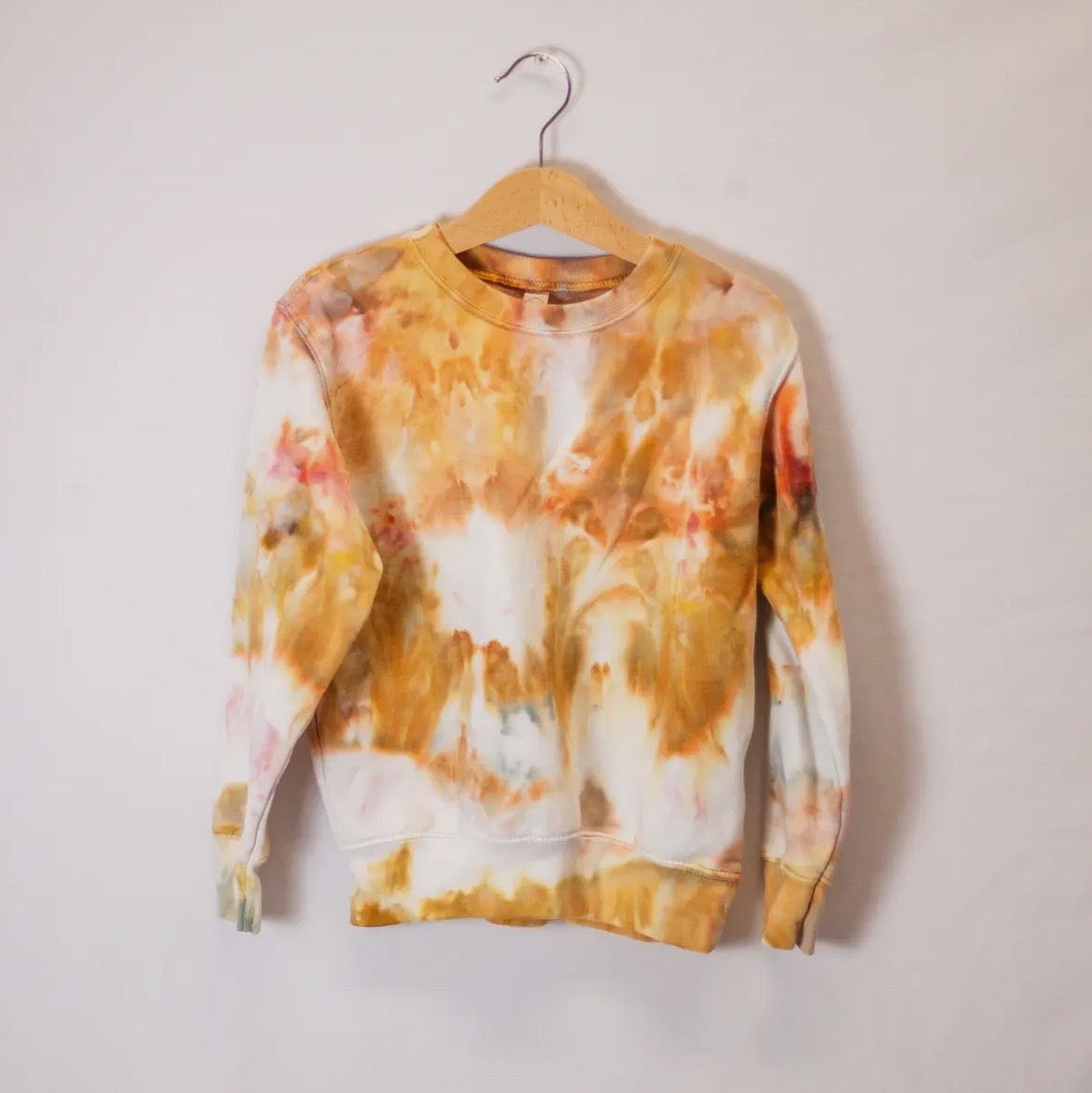 Ice-Dyed Fleece Sweatshirt - Desert Waves