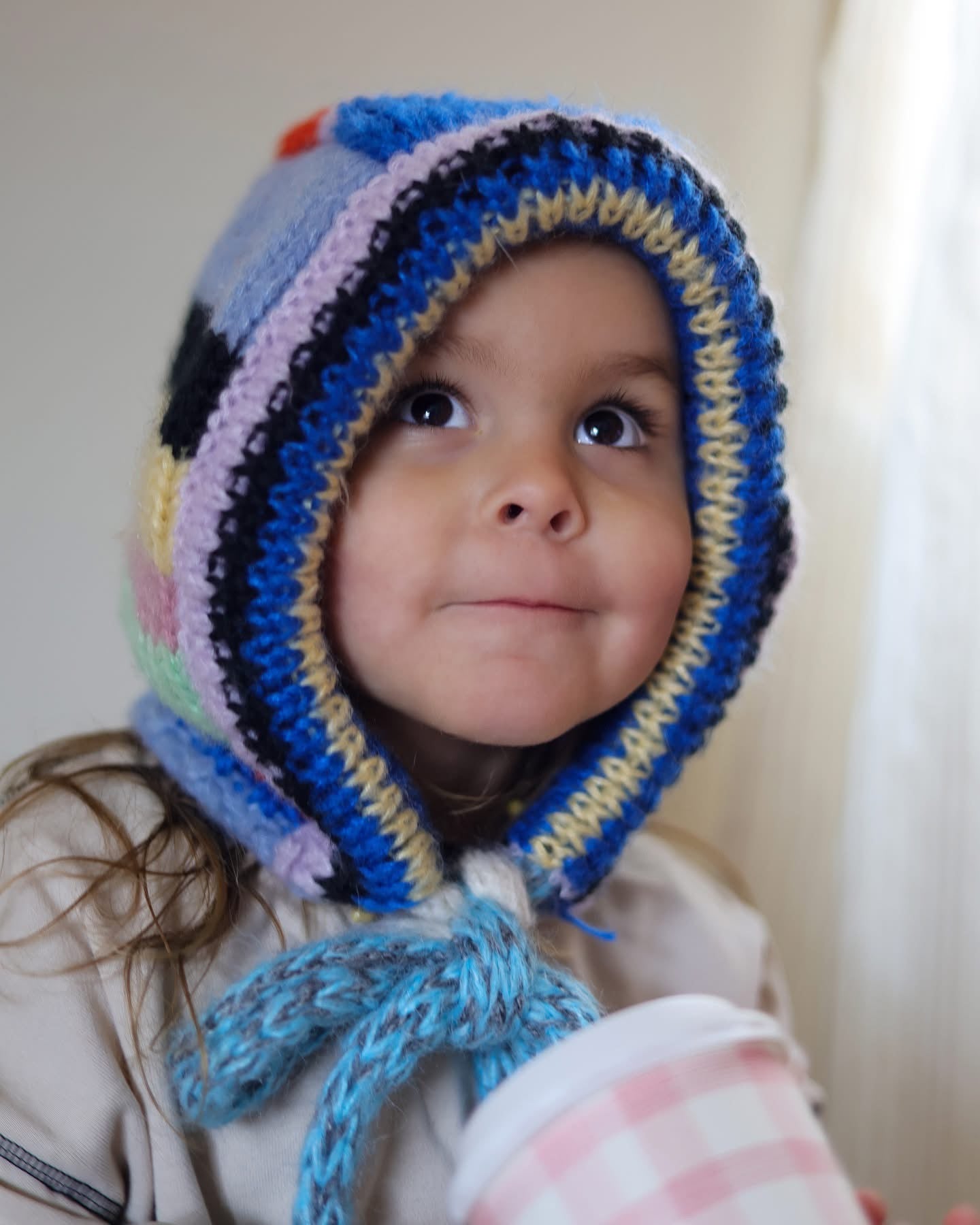 Stripe Knit Bonnet