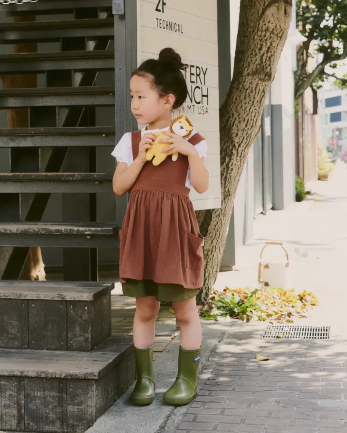 Pinafore Apron Dress