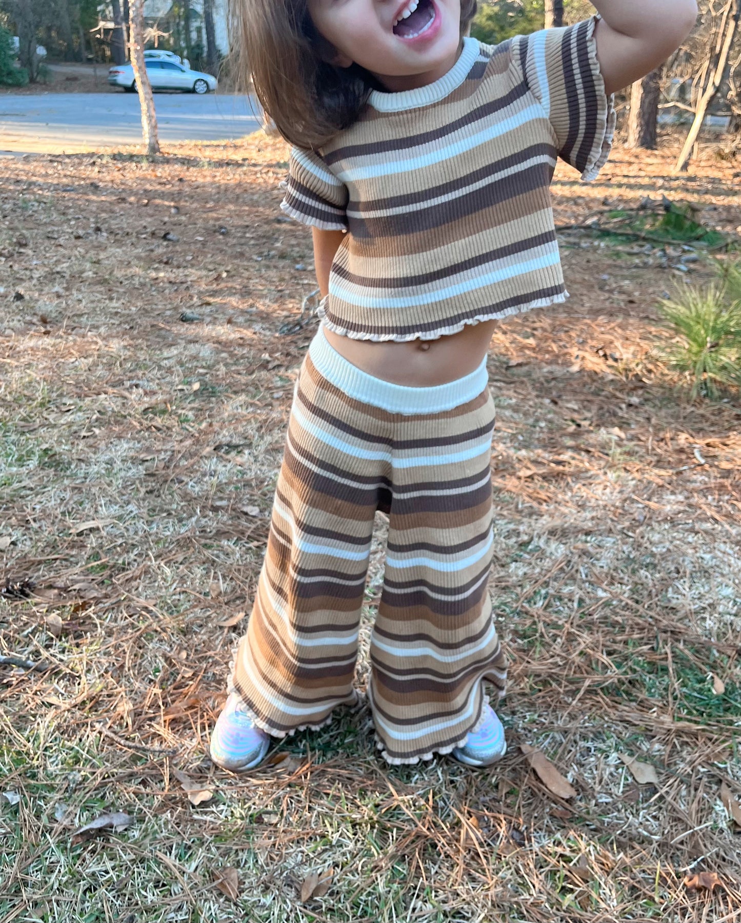 Striped Knit Top