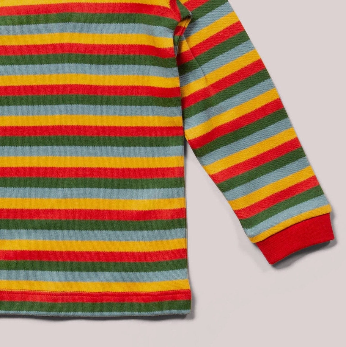 Golden Rainbow Striped Long Sleeve T-Shirt