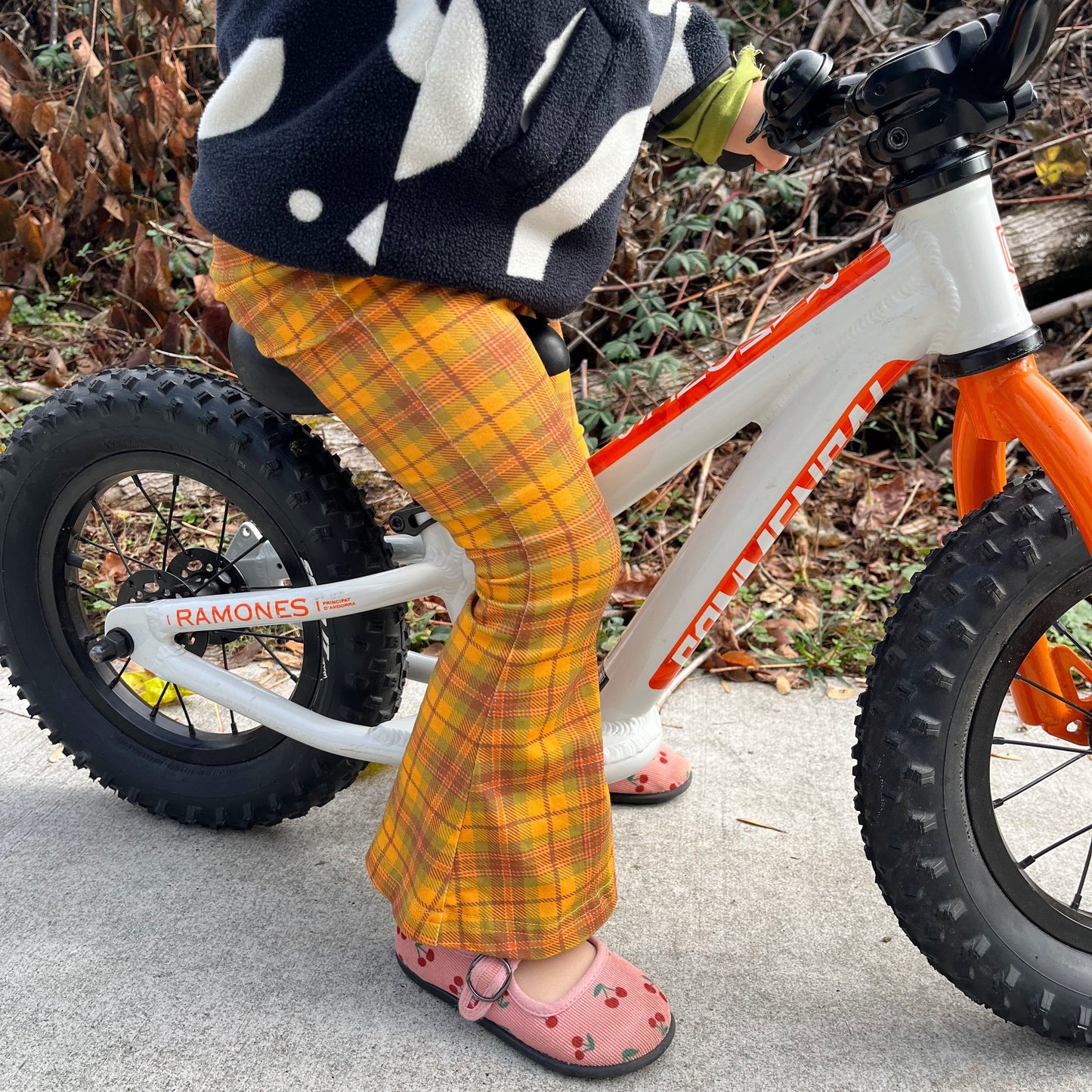 Plaid Flare Pants