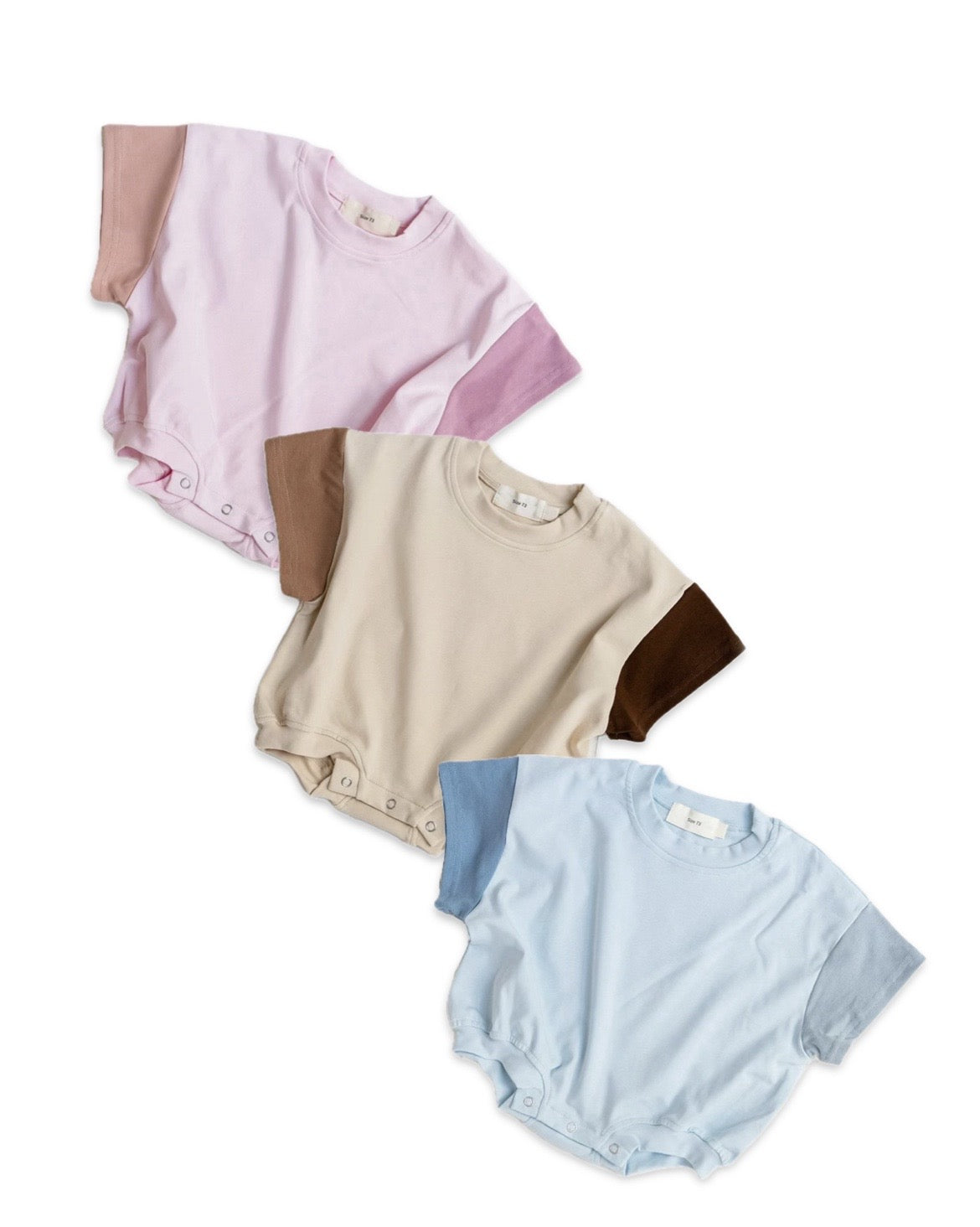 Colorblock T-Shirt Romper