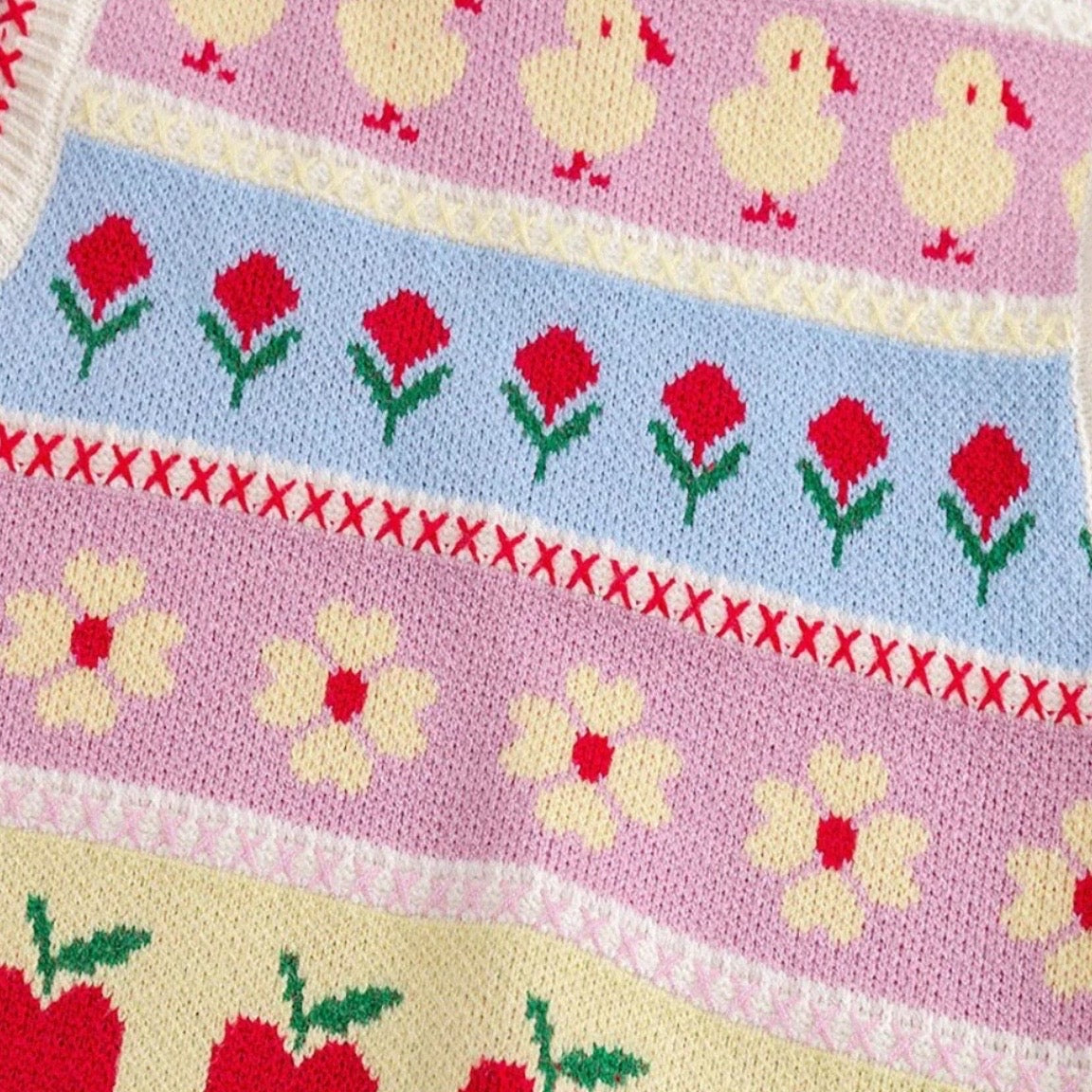 Spring Things Vest