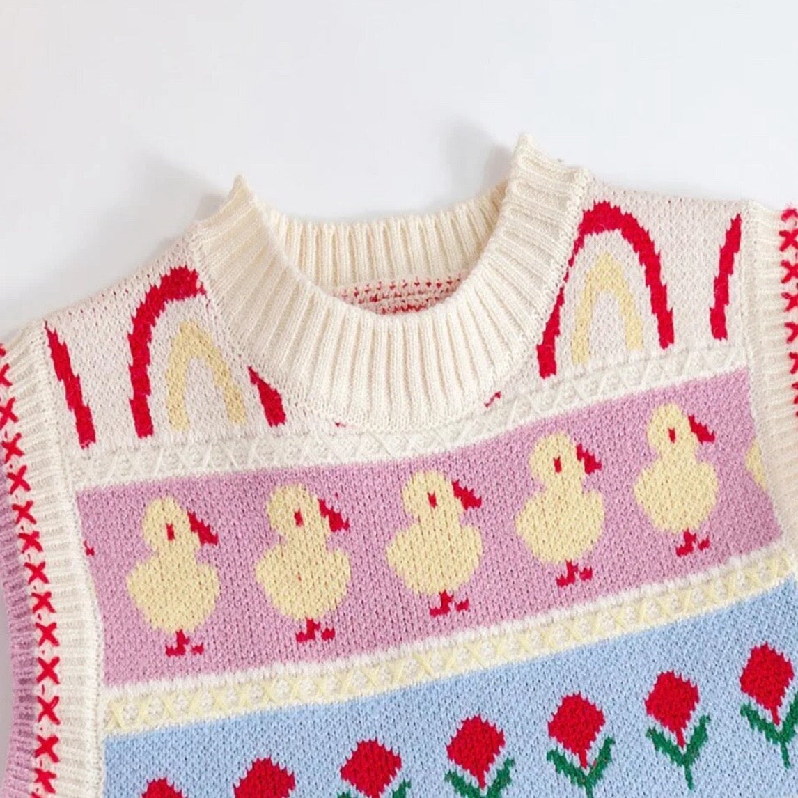 Spring Things Vest