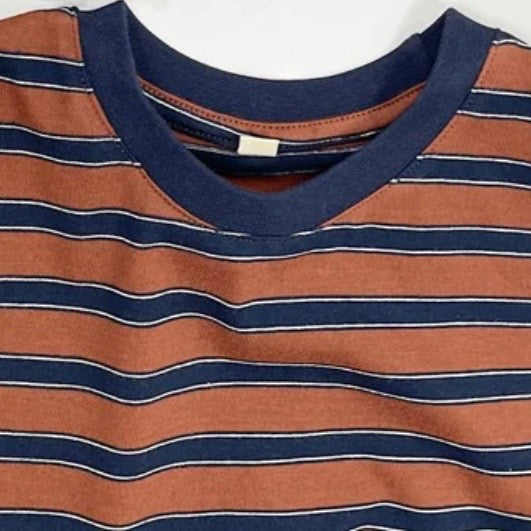 Boxy Striped Short Sleeve Tee