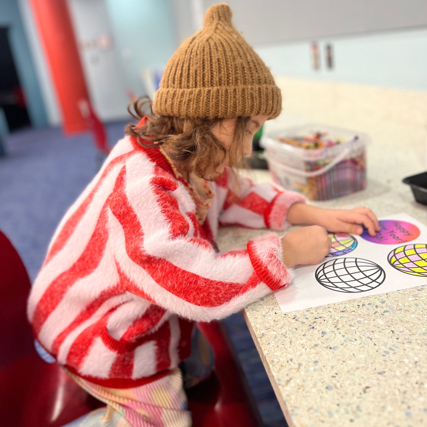 Big Top Stripe Cardigan