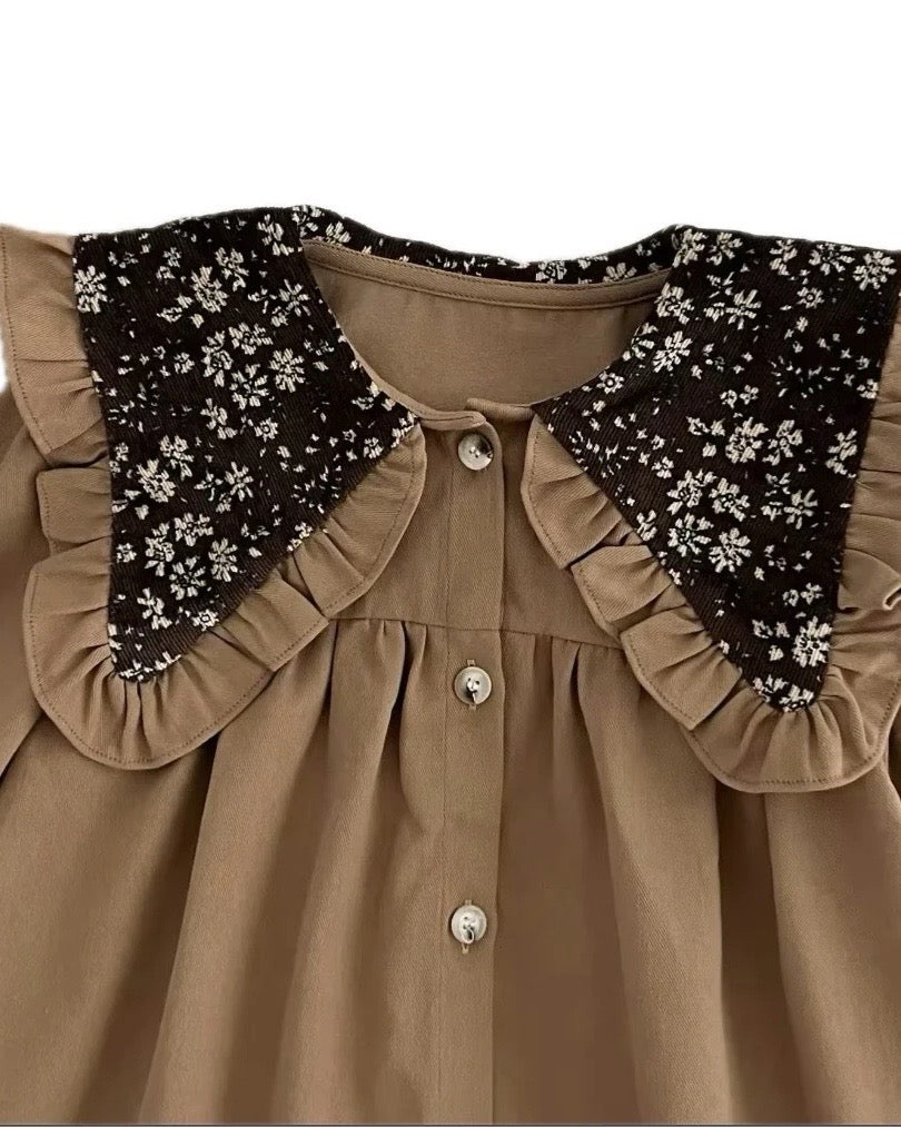 Floral Collar Dress