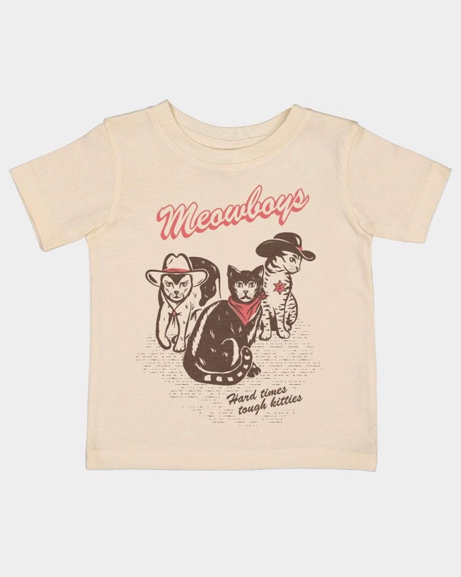 Meowboys Kids Tee