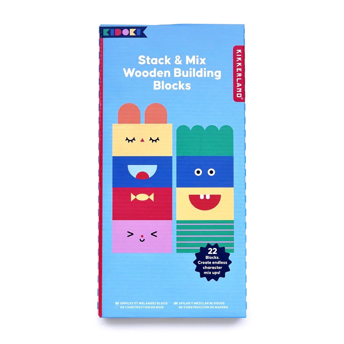 Stack and Mix Wooden Building Blocks