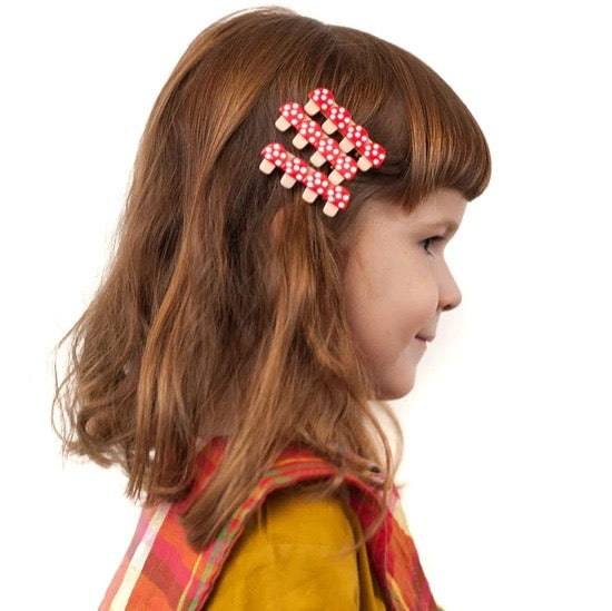 Mushroom Hair Clip