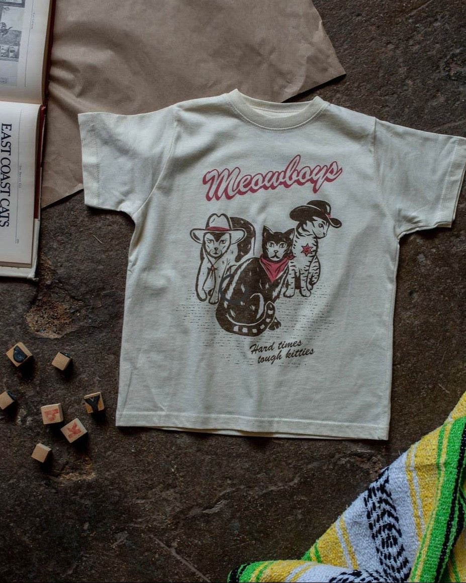 Meowboys Kids Tee