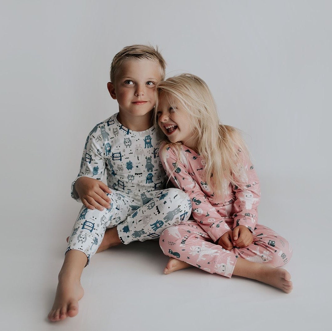 Halloween Pajamas - Blue Monster