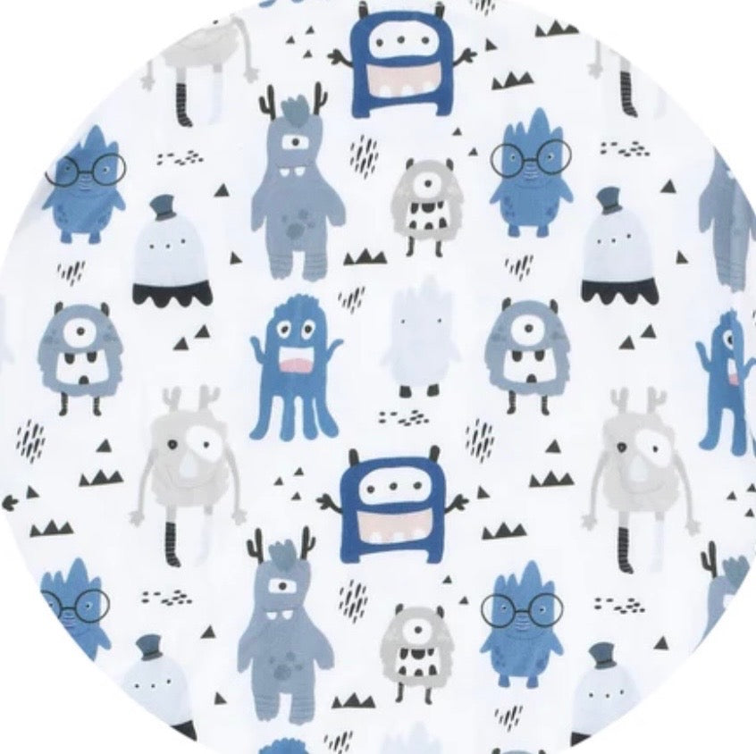 Halloween Pajamas - Blue Monster