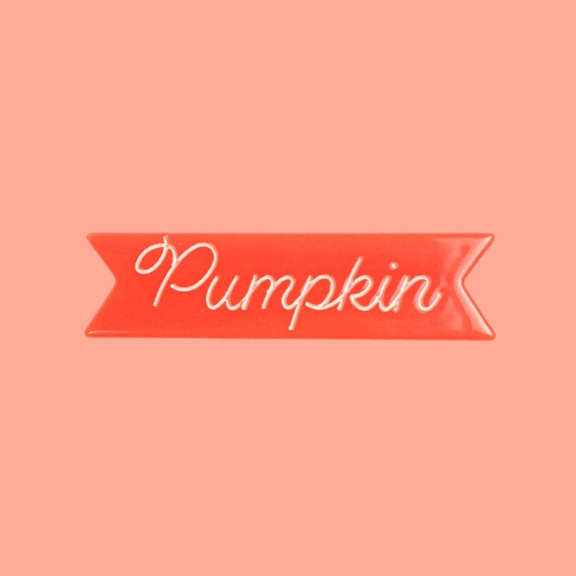 Pumpkin Hair Clip