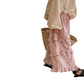 Ruffle Wide Leg Pants