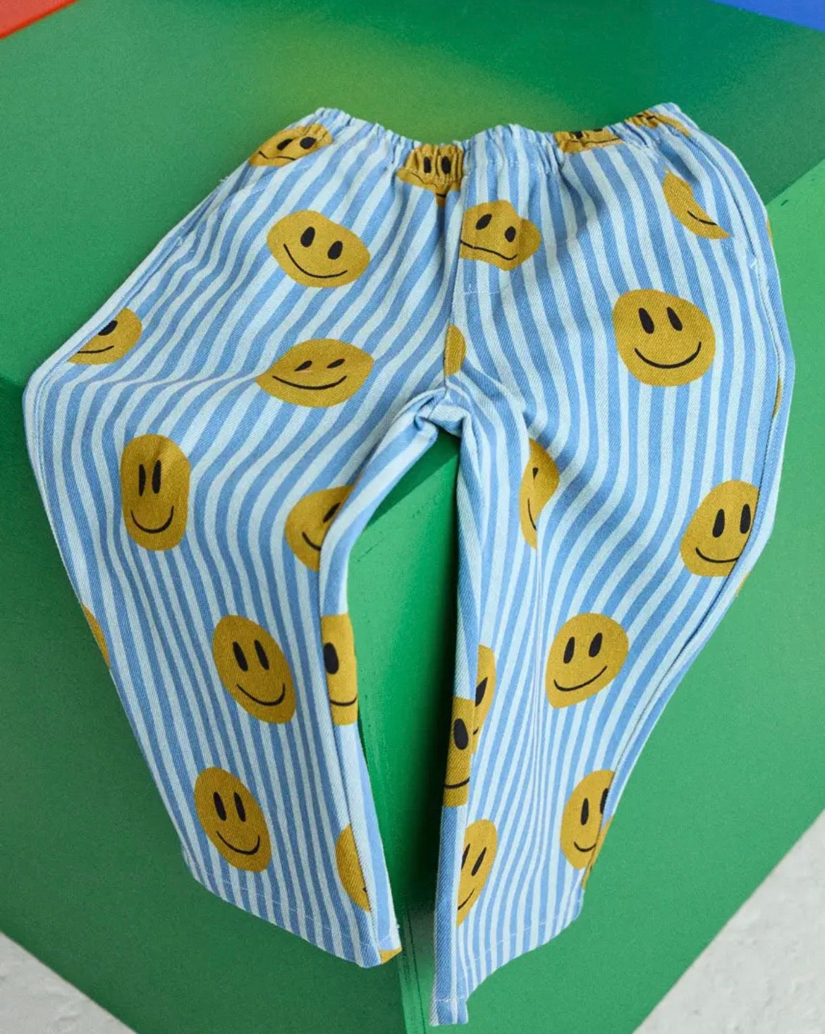 Striped Smiley Jean