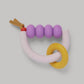 Arch Ring Teether - Plum