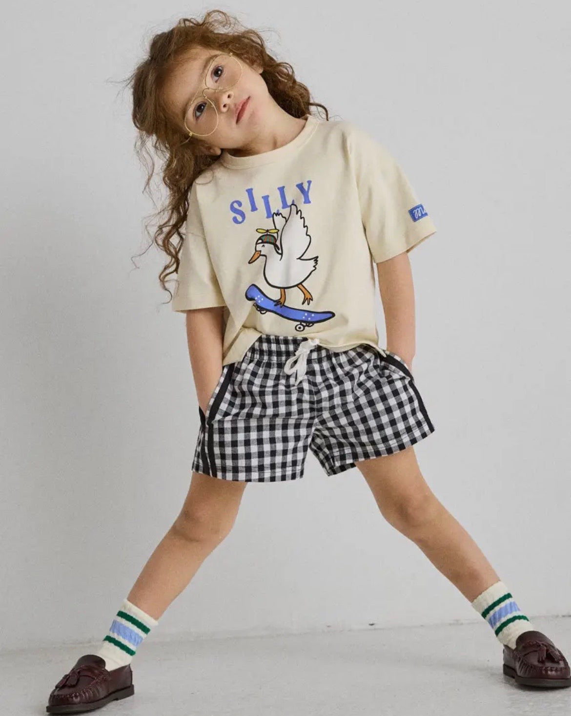 Sporty Gingham Short