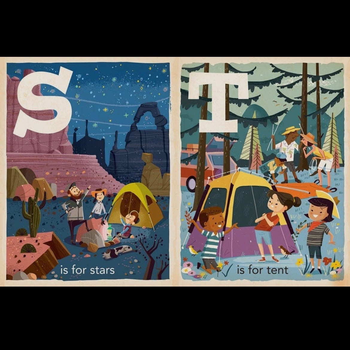 C Is For Camping: A Camping Alphabet Board Book