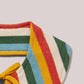 Rainbow Striped Knit Collar
