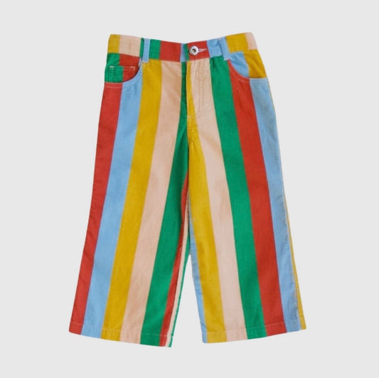 Carnival Stripe Corduroy Pants