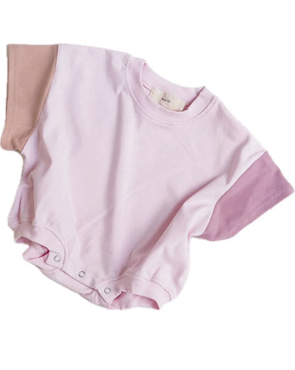 Colorblock T-Shirt Romper