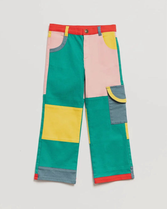 Patchwork Cargo Pants