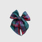 Jewel Tone Plaid Bow
