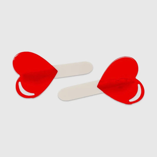 Heart Lollipop Hair Clip Set