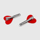 Heart Lollipop Hair Clip Set