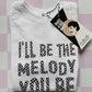 I’ll Be The Melody Graphic Print Tee