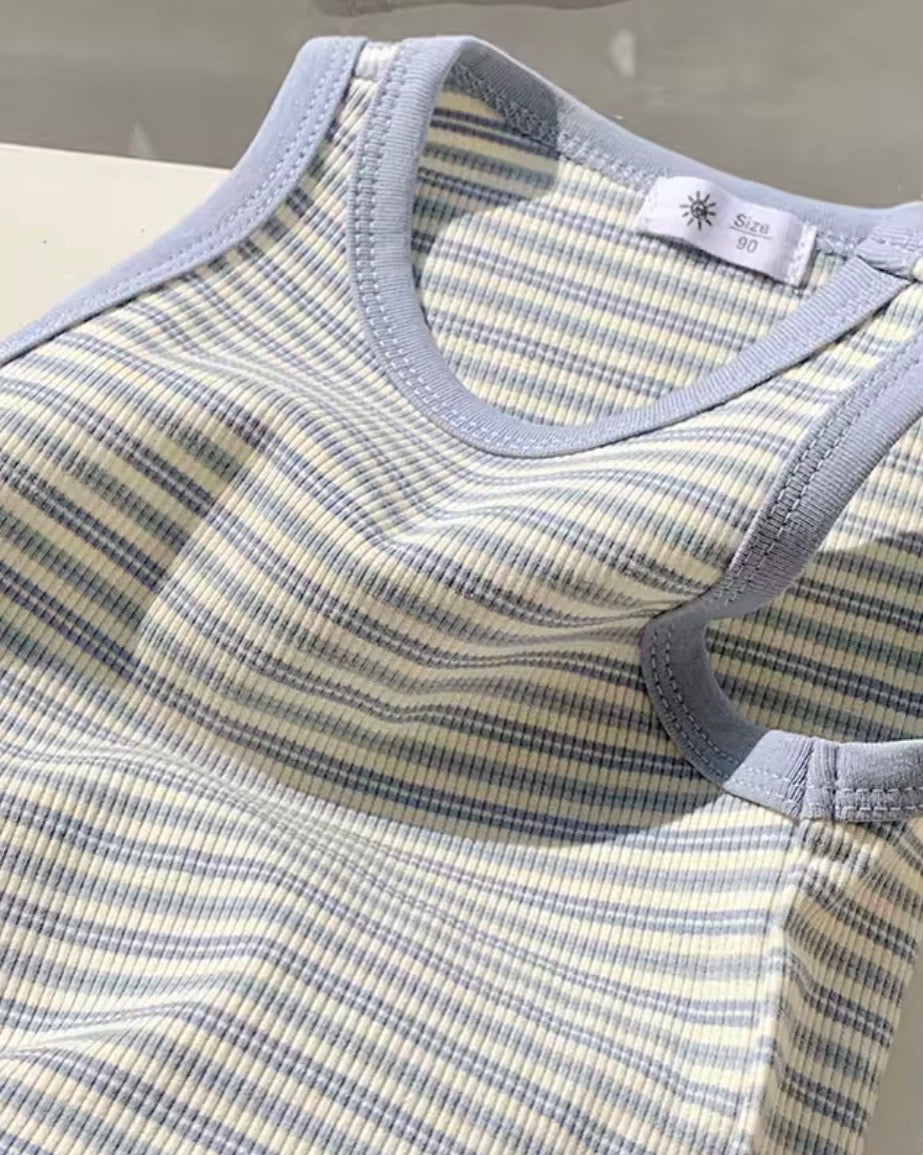 Soft Stripe Ribbed Tank
