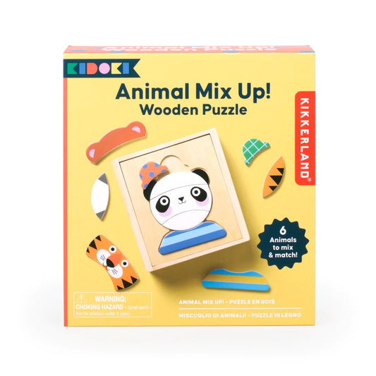 Animal Mix Up Wooden Puzzle