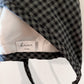 Pre-Loved Briar Baby Cotton Bonnet - Gray and Black Check - 12-18 Months