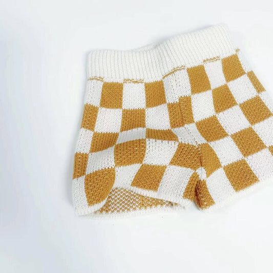 Checker Knit Shorts