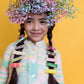 Dewdrop and Iris Stripe Hair Clip Set