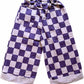 Purple Checker Pants